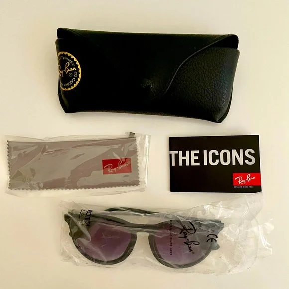 RayBan Sunglasses, NEW with case, cleansing cloth.RB 4171, Style Name is ERIKA - Picture 2 of 12